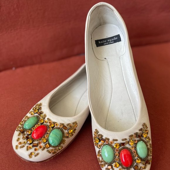 Kate Spade cream color Size 7B - Picture 5 of 5